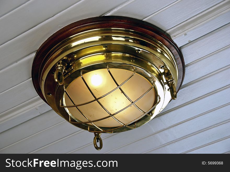 Old Train Carriage Lamp