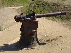 World War II Gun Royalty Free Stock Images