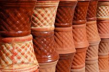 Flower Pots Royalty Free Stock Photography Flower Pots Royalty Free Stock Photography