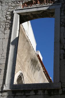Window In Old Church Royalty Free Stock Photo Window In Old Church Royalty Free Stock Photo