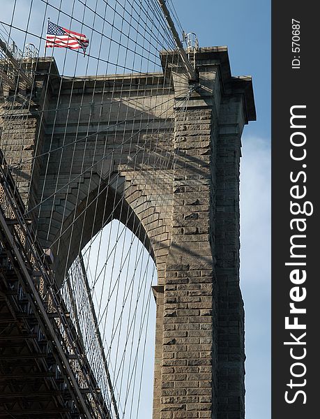 Brooklyn bridge in new york