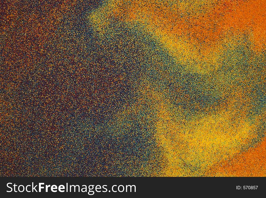 Abstract Picture Made Of Sand