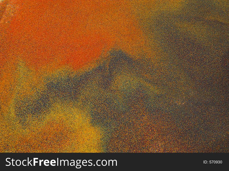 Abstract sand picture. Abstract sand picture