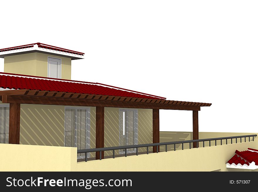 3d render of house. 3d render of house