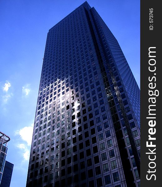 This is a ultra modern office building, Carney Wharf in London Docklands. This is a ultra modern office building, Carney Wharf in London Docklands.