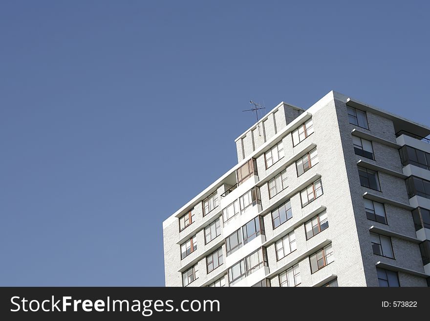 Apartment House, Sydney, Australia, Free Space, No Clouds, Background