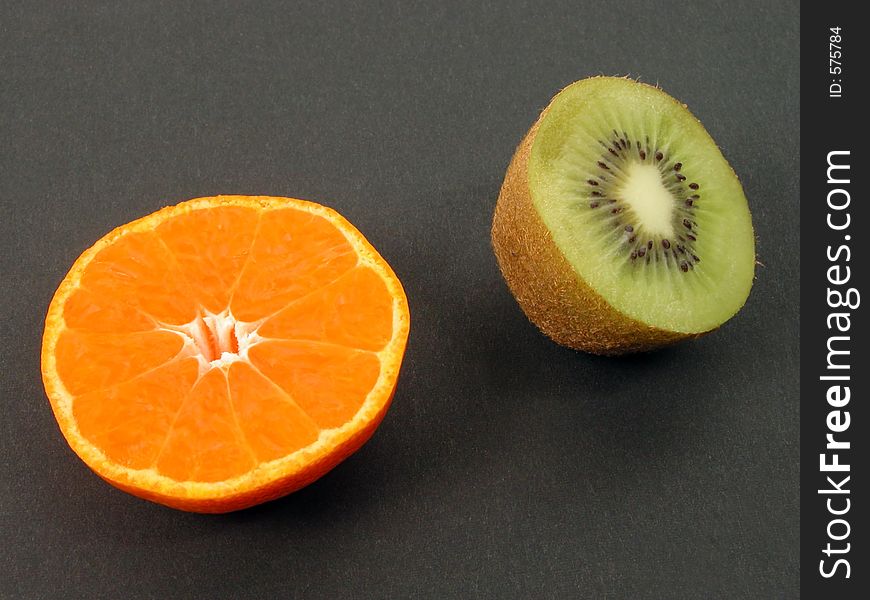 Kiwi and orange