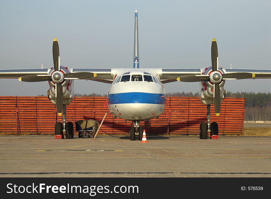 This Antonov-26 was shot at Riga (Latvia) Airport. This is an ex-Soviet Union cargo plane. This Antonov-26 was shot at Riga (Latvia) Airport. This is an ex-Soviet Union cargo plane.