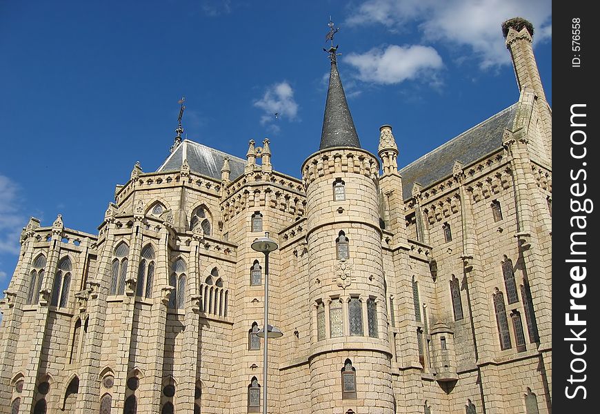 Palace in Astorga, Spain. Palace in Astorga, Spain