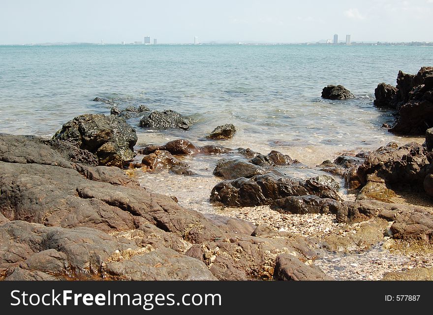 Stones in the water Location: Pataya, Thailand