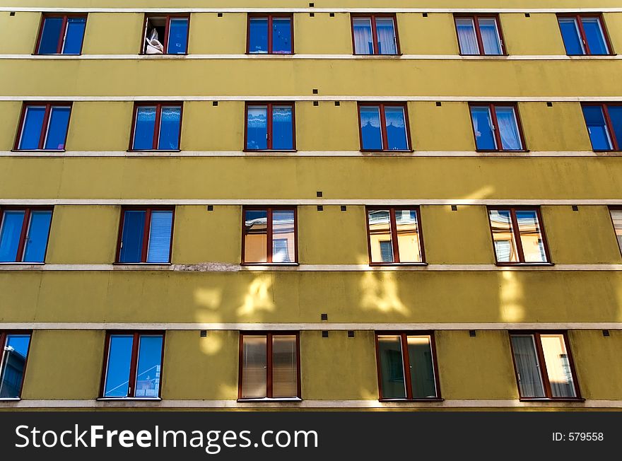 Blue windows