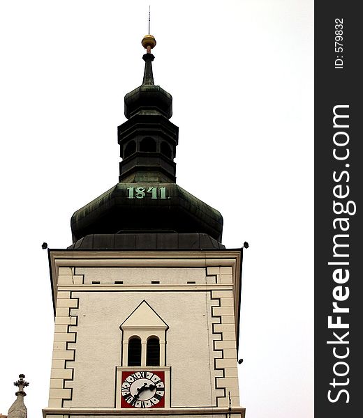 Church tower in zagreb
