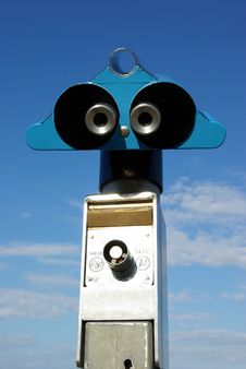 Coin-operated Binoculars Royalty Free Stock Photography Coin-operated Binoculars Royalty Free Stock Photography