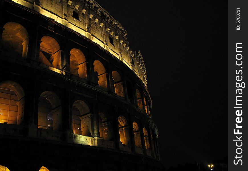 Colosseum In The Night