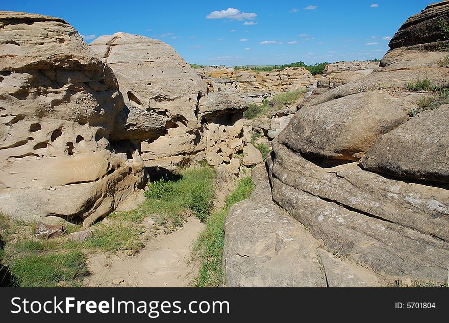 Hoodoos And Sandstones