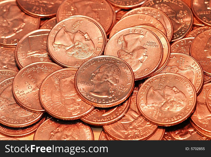 Bronze Quarter Dollar