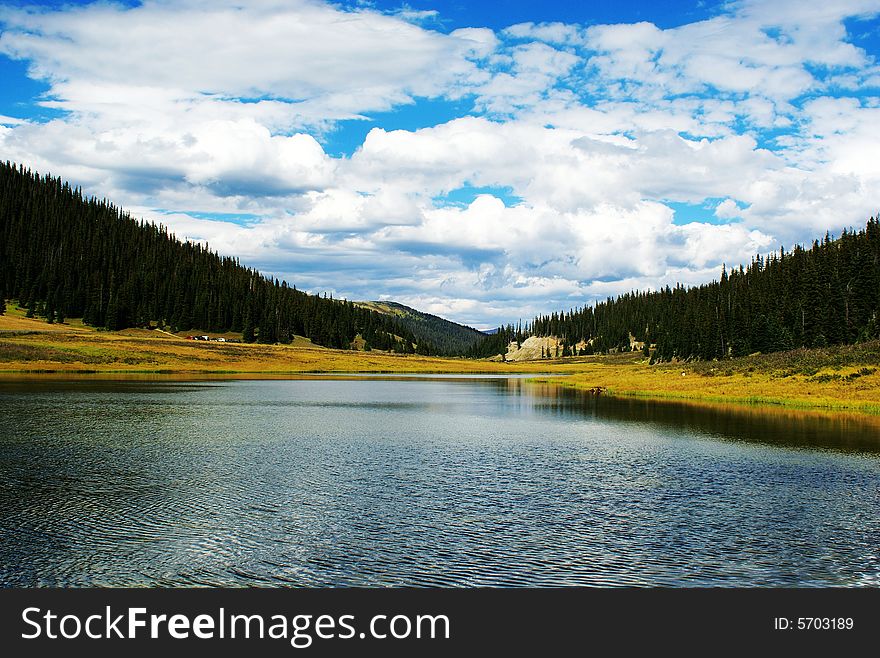 Lake of Rocky Mountain National Park, Colorado. Lake of Rocky Mountain National Park, Colorado