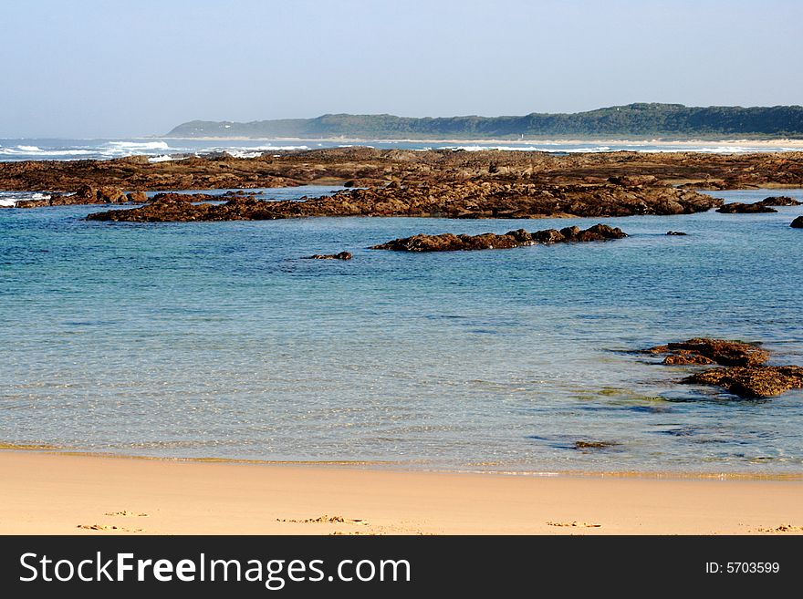 A typical hot South African summers day at the beach. A typical hot South African summers day at the beach