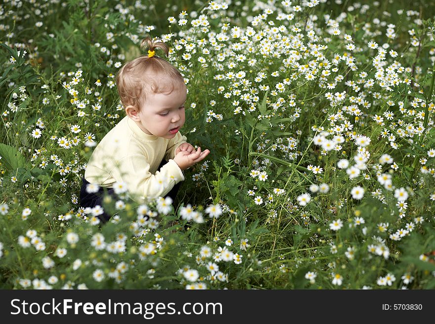 Girl With Flowers