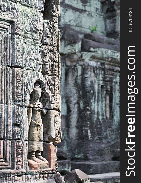 Preah Khan - Wall Relief