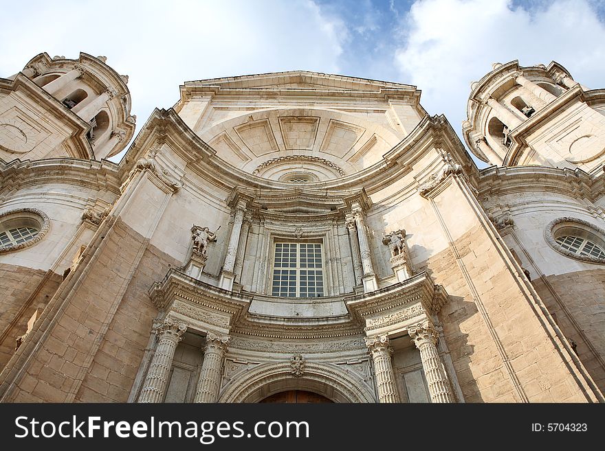 Cathedral In Cadiz (Spain)