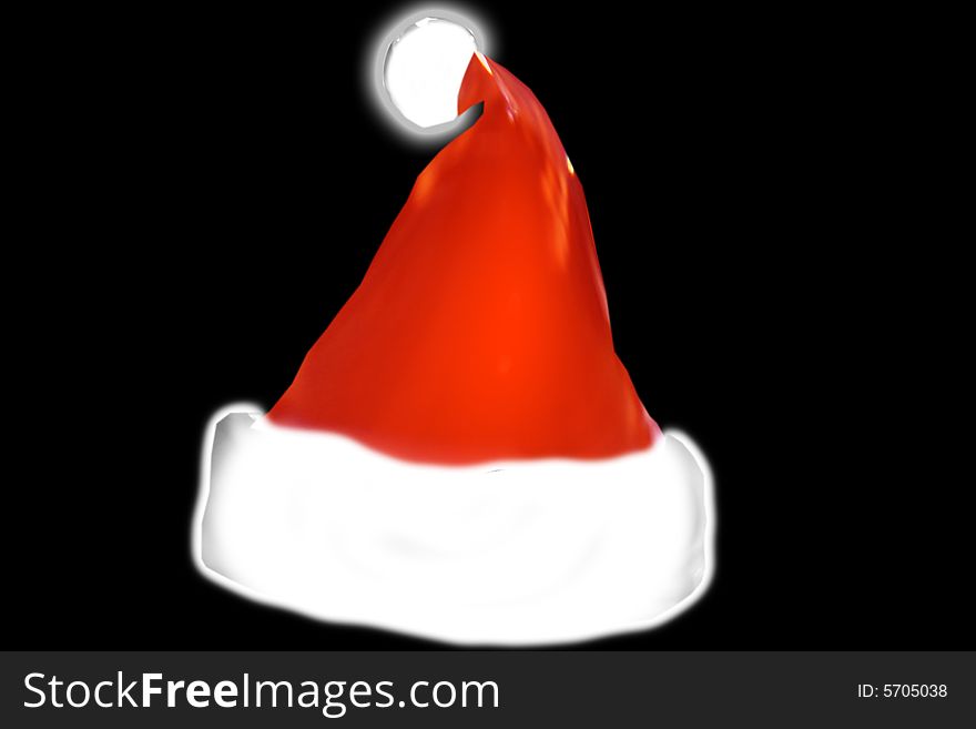 An hat of christmas isolated