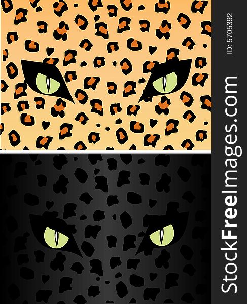 Skin and eye of the jaguar, texture for different integer.Vector.