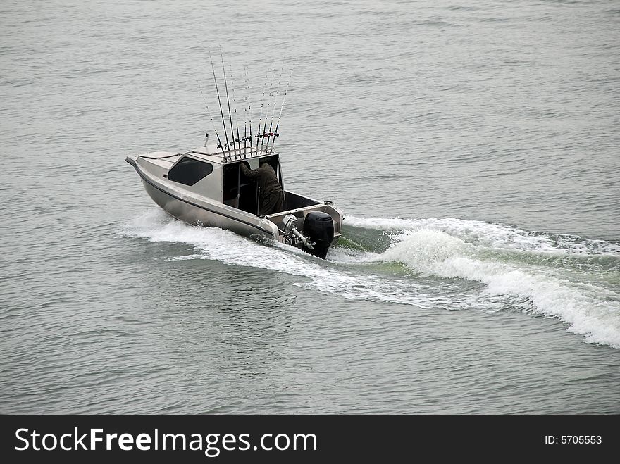 Very Small Motor Fisherman Boat. Very Small Motor Fisherman Boat