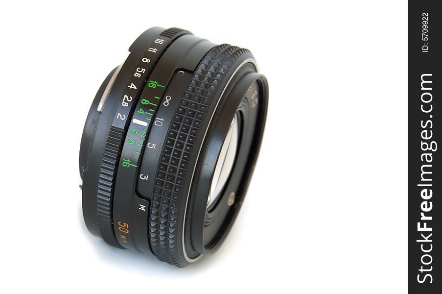 Pic of pretty used old 50 mm lens. Pic of pretty used old 50 mm lens
