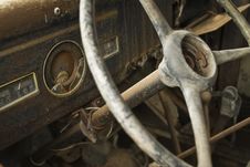 Interior Of A Wreck Truck Royalty Free Stock Image Interior Of A Wreck Truck Royalty Free Stock Image