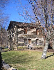 Old Log Cabin - Tennessee Royalty Free Stock Images Old Log Cabin - Tennessee Royalty Free Stock Images