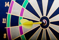 Magnetic Dart Board With Darts Royalty Free Stock Photography Magnetic Dart Board With Darts Royalty Free Stock Photography