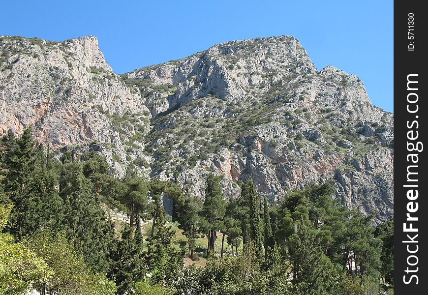 High Mountains - Delphi Greece