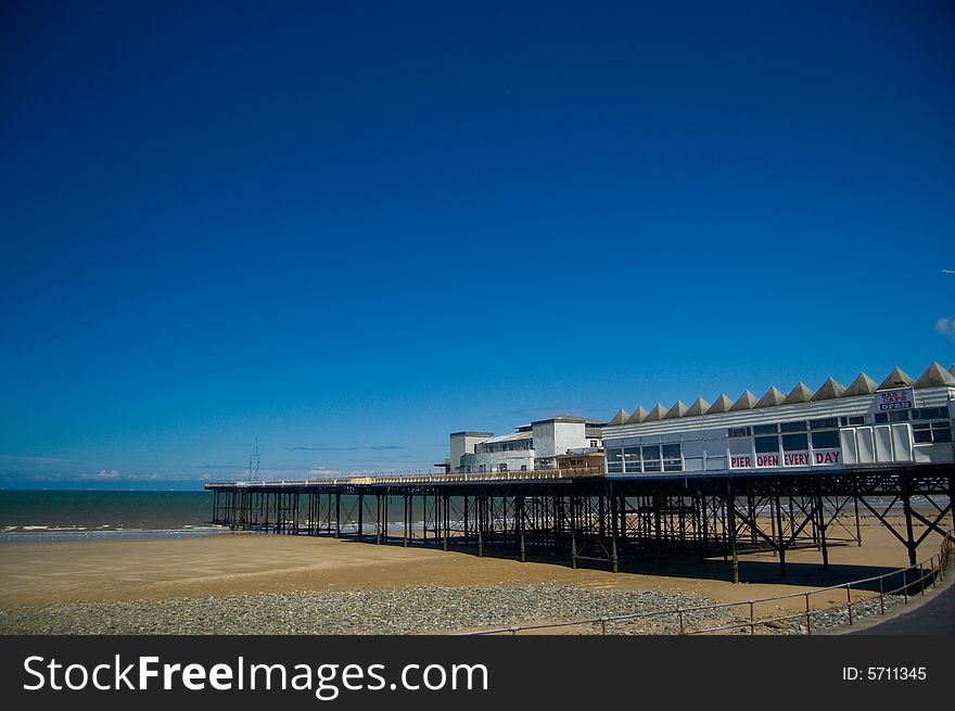 Blue Sky And The Pier