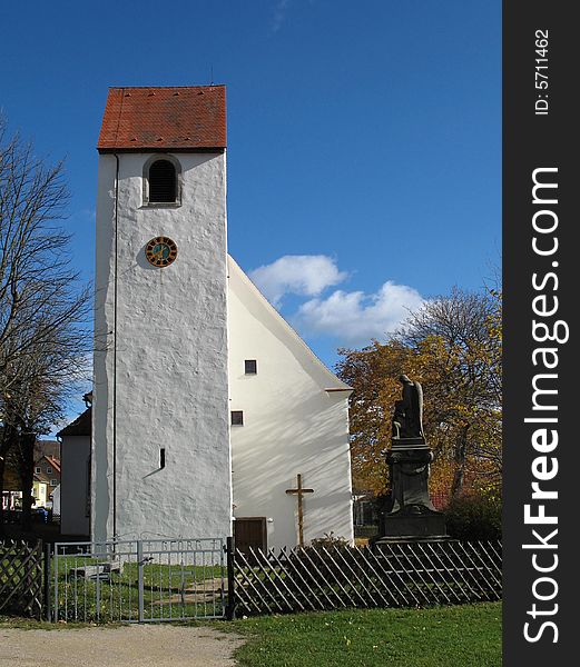 Old Church And October Sky - Germany