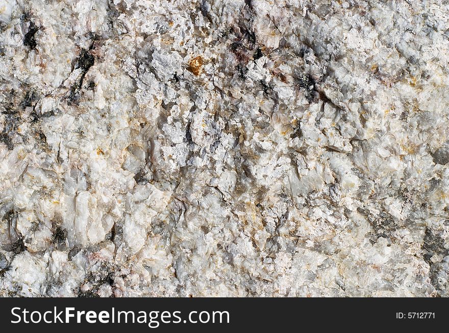 Granite a structure, gray stone, rock