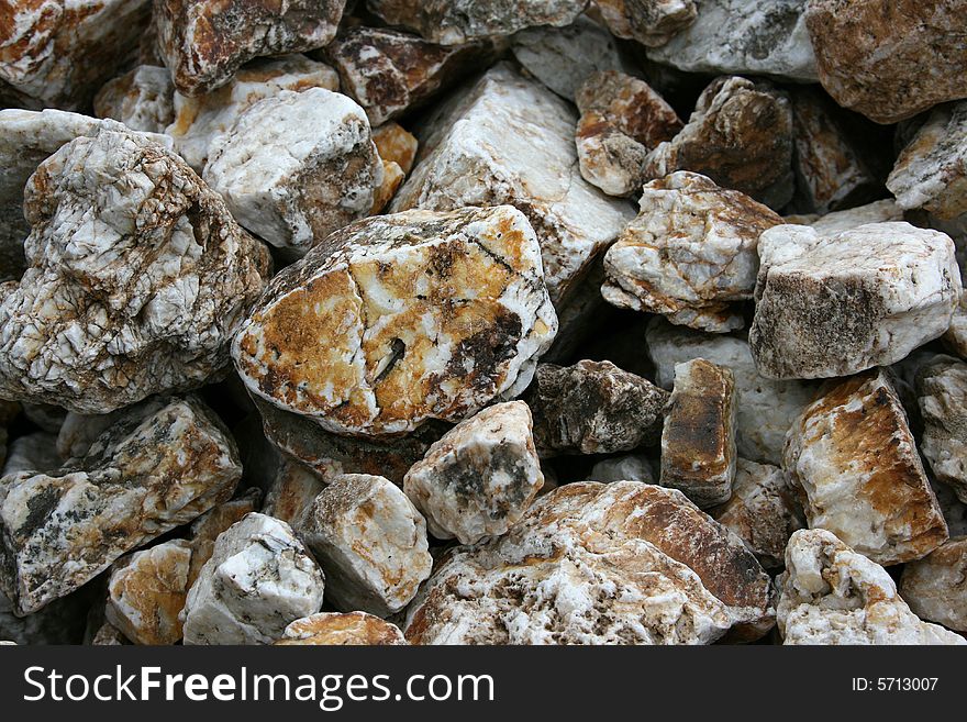Heap of flat stone for building and sidewalks. Heap of flat stone for building and sidewalks
