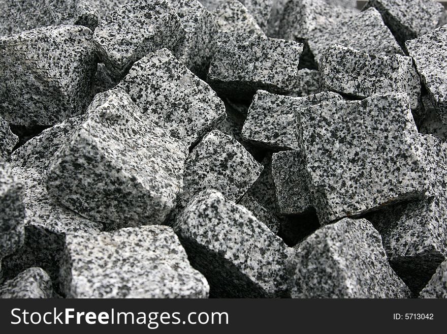 Heap of flat stone for building and sidewalks. Heap of flat stone for building and sidewalks