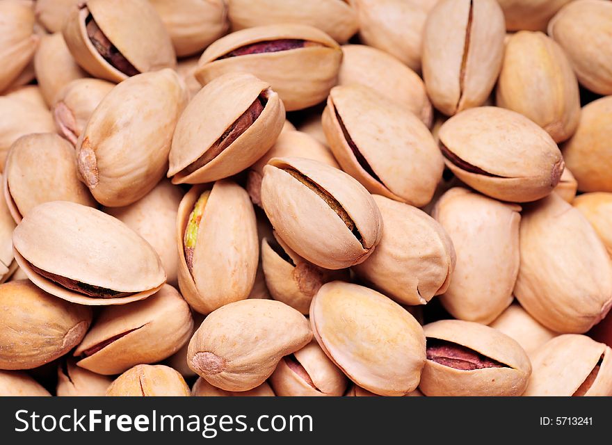 Close up of a pistachio nut