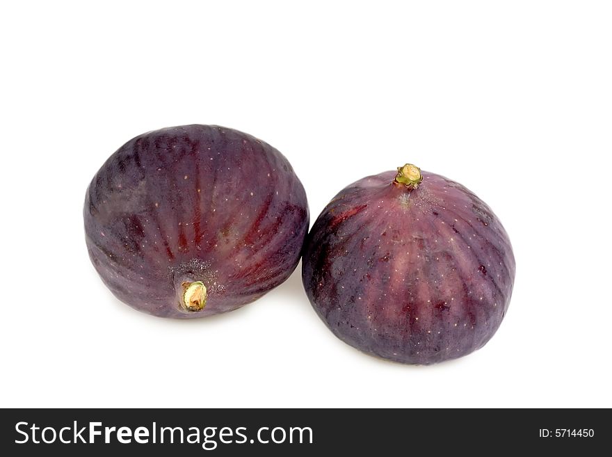 Purple figs on bright background. Purple figs on bright background