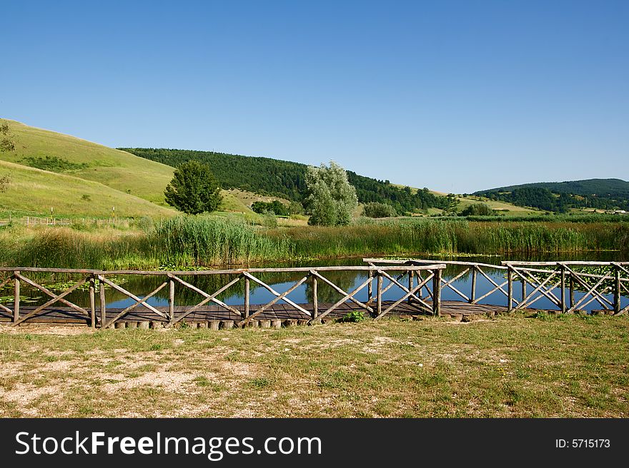 Colfiorito lake, umbria