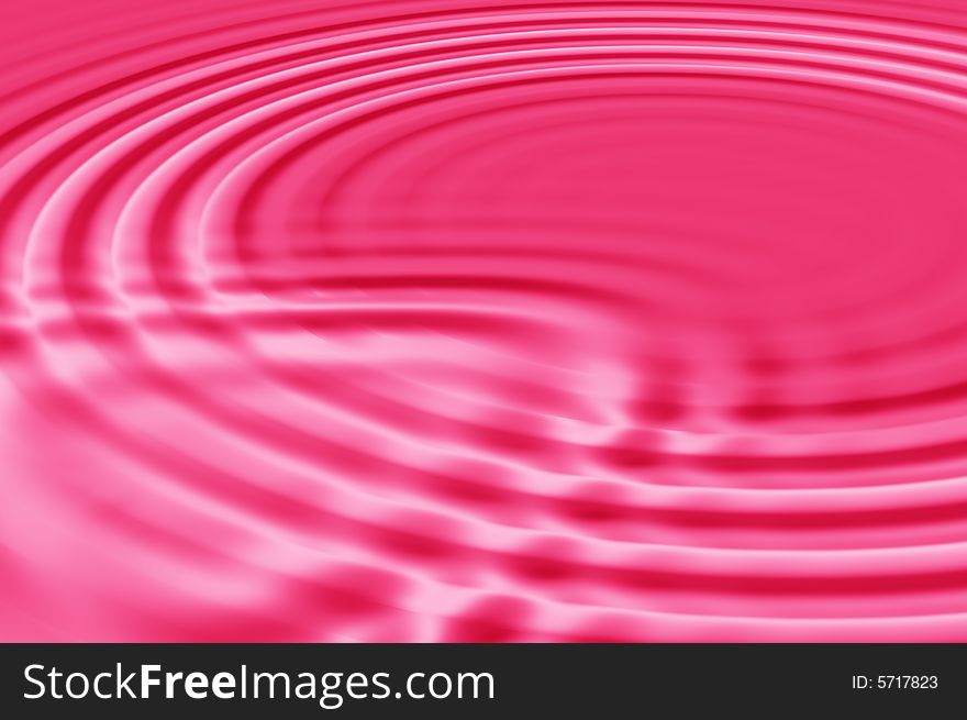 Water Ripples Red