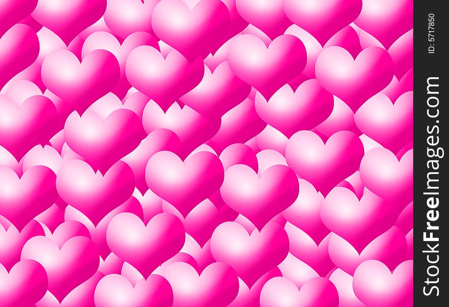 Hearts background