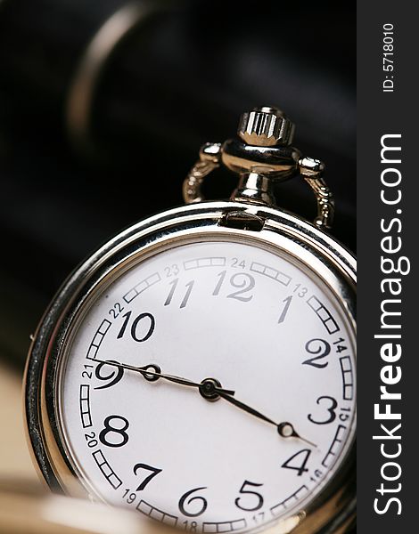 Pocket Watch With  Notebook