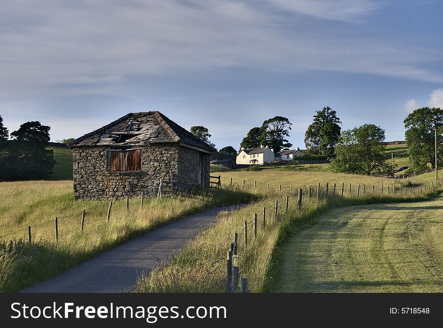 Small rural barn & farmhouse