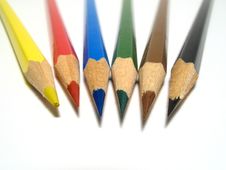 Coloured Pencils Royalty Free Stock Images Coloured Pencils Royalty Free Stock Images