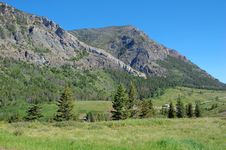 Mountains And Meadows Royalty Free Stock Photo Mountains And Meadows Royalty Free Stock Photo