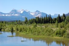 Mountains And Lake Royalty Free Stock Image Mountains And Lake Royalty Free Stock Image