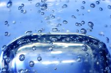 Blue Water With Bubbles Stock Photo Blue Water With Bubbles Stock Photo