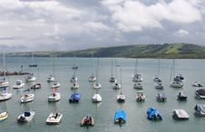 Yachts Moored 1 Royalty Free Stock Photography Yachts Moored 1 Royalty Free Stock Photography
